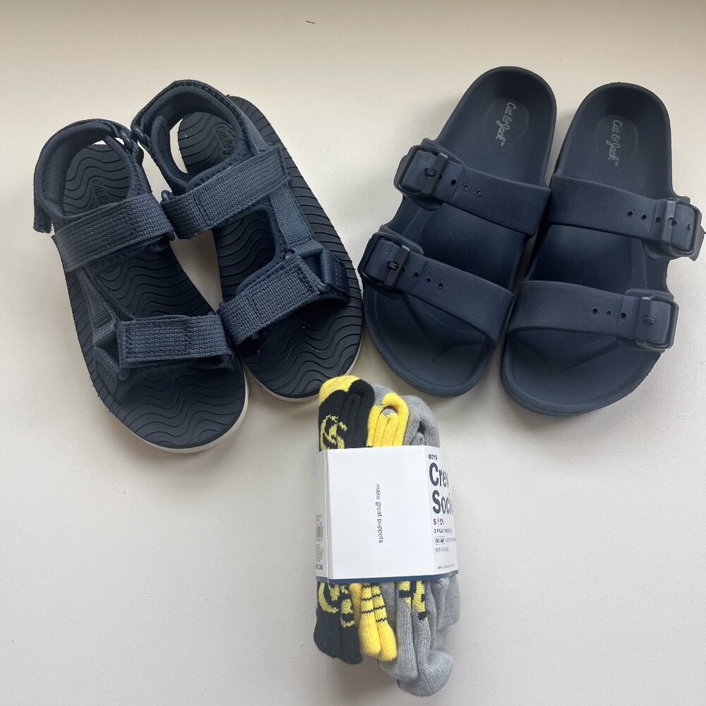 Kids Sandals & Socks Bundle